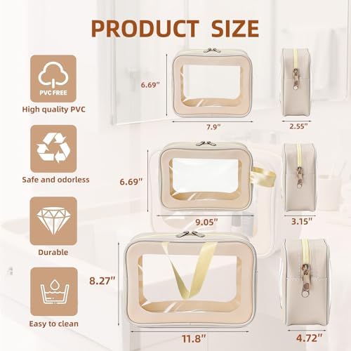 6PCS Diaper Bag Organizer Pouches Setwith Dual Zippers - Image 2