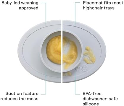 ezpz Tiny Bowl - 6 Months+ - Fits All Highchair Trays - Image 3