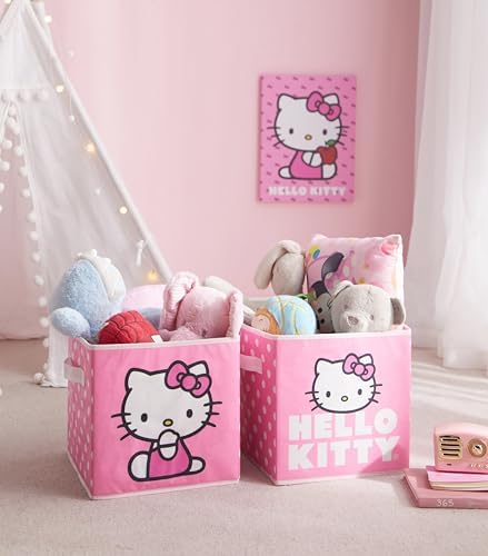 Hello Kitty Set of 2 Storage Cubes by IdeaNuovaCharacterShop