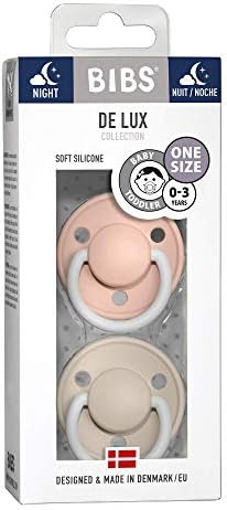 BIBS Pacifiers - De Lux Collection | BPA-Free Round Nipple | Silicone | Made in - Image 3