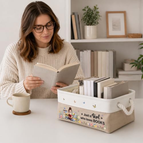 Macorner Personalized Book Storage Basket - Image 4