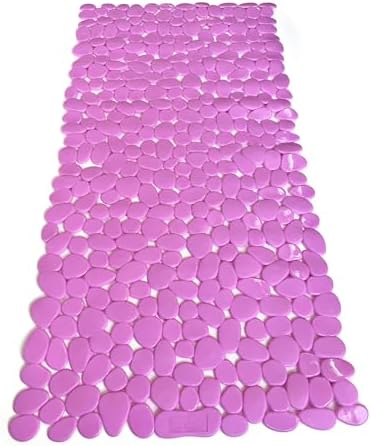 “Pebbles” Non-Slip Bathtub/Shower Mat 27.5”x14” Rectangular, Machine-Washable - Image 2