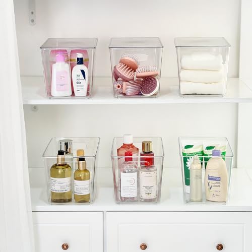 Vtopmart 16 Pack Clear Stackable Storage Bins - Image 5