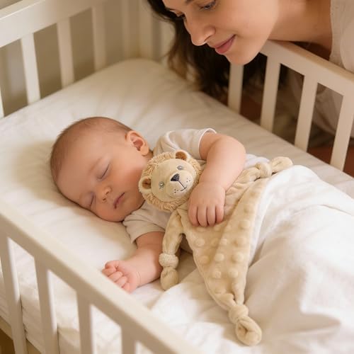 CREVENT Soft Plush Animal Face Security Blankets - Image 4