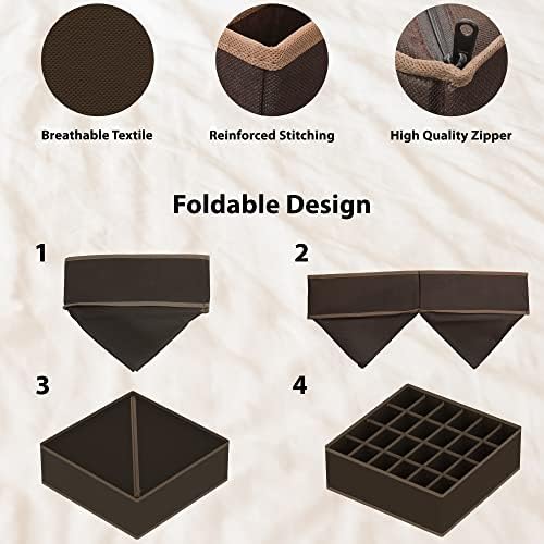Simple Houseware 4-Pack Drawer Organizer Set - Image 5