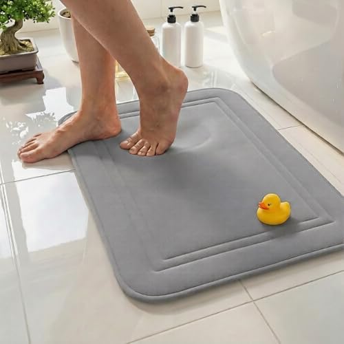 ITSOFT Memory Foam Bath Mat 59x23, Non Slip, Machine Washable, Quick Dry & by ITSOFT