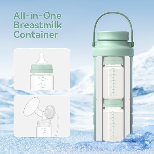10oz Breastmilk Storage Bottle, Breast Milk Container Collection Bottles - Image 3