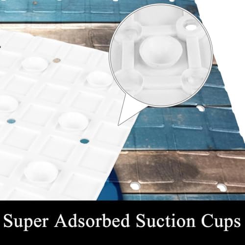 Non Slip Bathtub and Shower Mat 26.8x15.1 inch, Bath Mat - Image 2