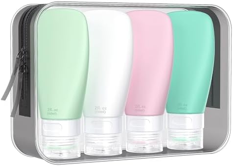 INSFIT Travel Bottles for Toiletries, TSA Approved 3oz Travel Size Containers by INSFITPortableTravelBottles