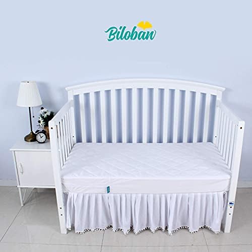 Zippered Crib Mattress Protector Waterproof, 6-Sided Encasement - Image 5