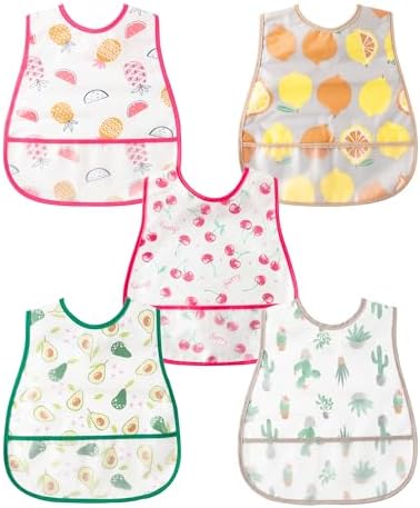 R HORSE 5Pcs Baby Feeding Bibs by RHORSE