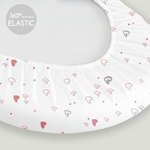 Baby Bassinet Sheets Girl Boy, 3 Pack Fitted Bassinet Sheet - Image 5