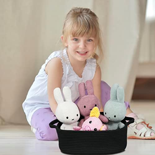 XUANGUO Medium Woven Cotton Rope Storage Basket - Image 5