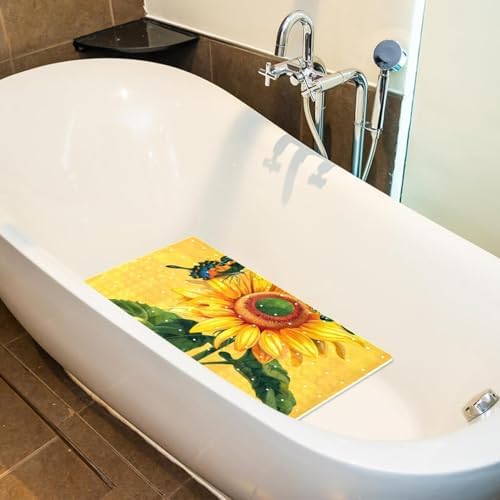 Non Slip Shower Mat Bathtub Mat 15.1x26.8 Inch, Quick Dry Bath Mat - Image 5