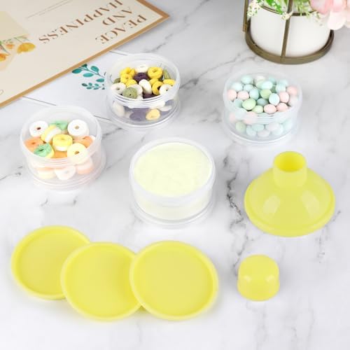 Accmor Formula Dispenser On The Go, 4 Compartments Stackable Formula Container - Image 3