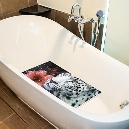 Bathtub Mat Non Slip 26.8x15.1 Inch, Machine Washable Shower Mats - Image 5