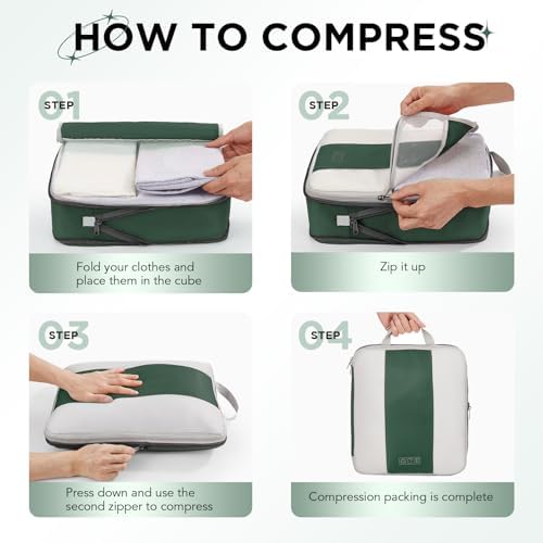 OlarHike 10 Set Compression Packing Cubes - Image 3