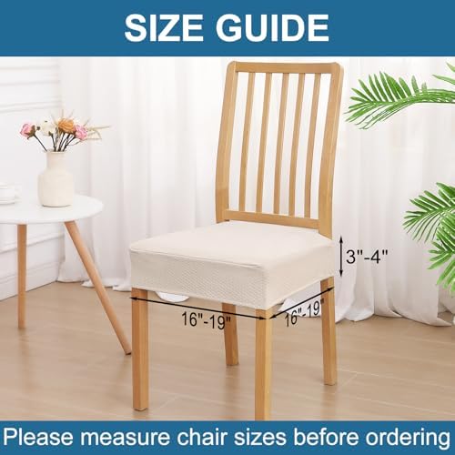 Smiry Waterproof Seat Covers for Dining Room Chairs - Image 2