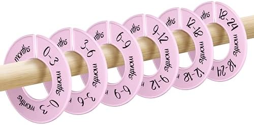 Pro Goleem Baby Closet Dividers Pink Baby Closet Organizer by ProGoleem