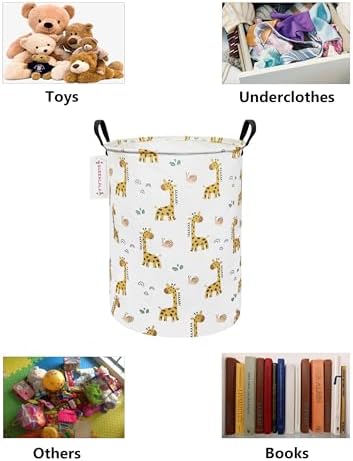 Foldable Waterproof Round Fabric Laundry Basket Home - Image 3