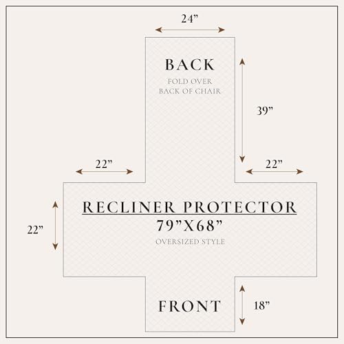 Great Bay Home Reversible Patchwork Recliner Cover - Image 3