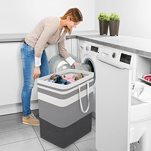 StorageRight Laundry Basket Hamper, 100L Collapsible Clothes Storage - Image 6