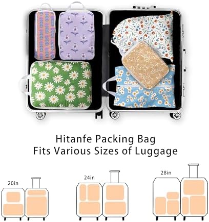 6 Pcs Compression Packing Cubes, Packing Cubes - Image 5