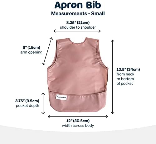 Tiny Twinkle Mess Proof Baby Bibs | 2 Pack Waterproof Toddler Bib - Image 3