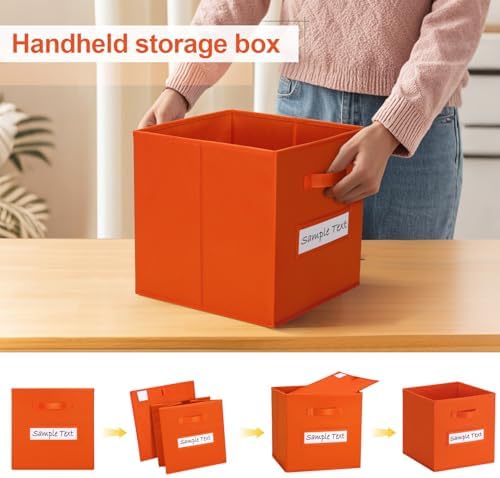13x13 storage cube bins Foldable Fabric storage cubes - Image 4