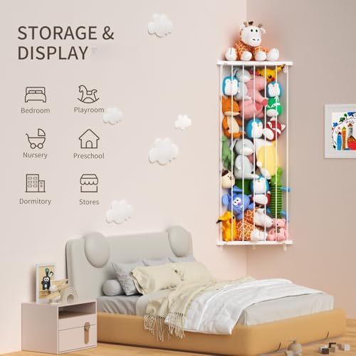 Corner Stuffed Animal Storage for Kids Room - Image 6