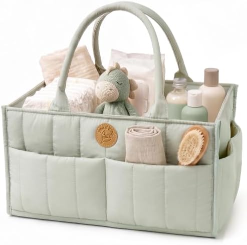 Baby Diaper Caddy Organizer by BlissnBaby