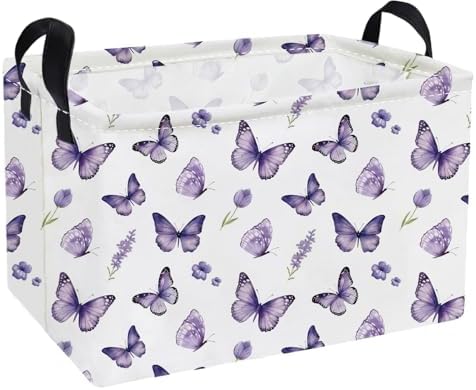 Essme Rectangular Kids Baskets, Butterfly Storage Box, Cute Basket by ESSME