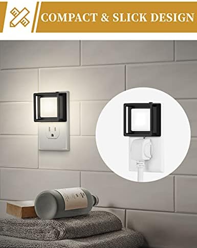 DORESshop LED Night Light, Plug in Night Light, Dusk to Dawn Sensor - Image 5