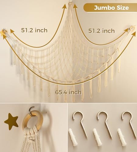 mirolam Stuffed Animal Storage Hammock Net - Image 5