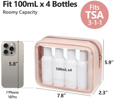 PACKISM Clear Makeup Bag Foldable - Image 4
