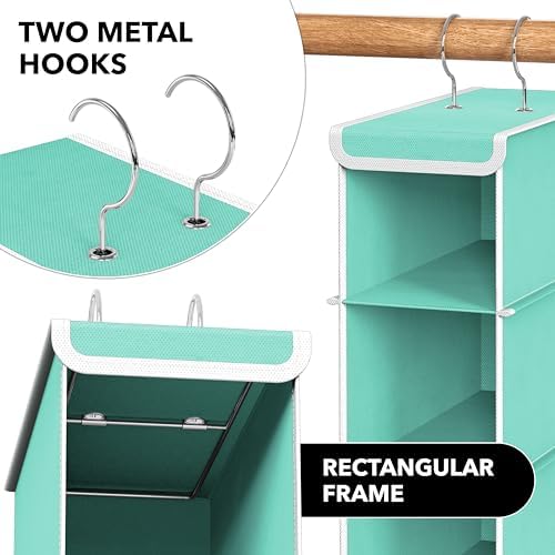 Simple Houseware 10 Shelves Closet Hanging Shoe Organizer - Image 6