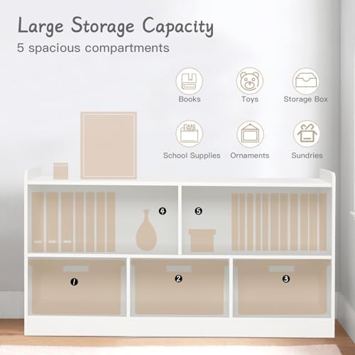 Montessori Shelf, Wooden Toy Storage Organizer - Image 5