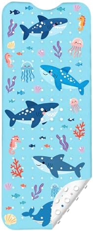 Shark Bath Mat for Tub Non Slip, Kids Bath Mat for Baby by Unknown