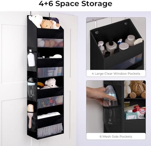 GRANNY SAYS Over the Door Organizer, 4-Shelf Behind the Door Storage - Image 4
