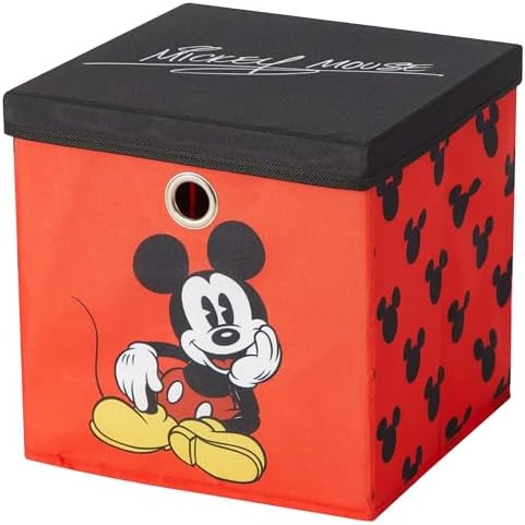 Disney Mickey Mouse Collapsible Storage Cube by IdeaNuovaCharacterShop