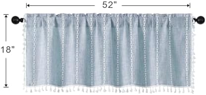 MitoVilla Boho Farmhouse Kitchen Valances - Image 7