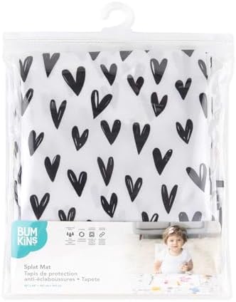 Bumkins Baby Splat Mat for Under High Chair, Babies Toddlers Eating Mess Mat - Image 6