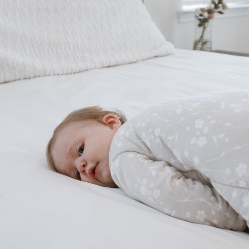 GUNAMUNA Unisex Long-Sleeve Sleep Sack, Wearable Sleep Bag for Babies and Toddlers, Soft Rayon, 1.0 TOG, 3 to 36 Months
