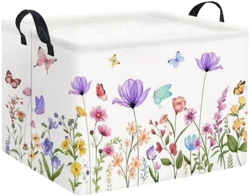 Rectangular Baby Girl Basket Kids Baby Storage Basket Storage Bin Organizer Box by HIYAGON