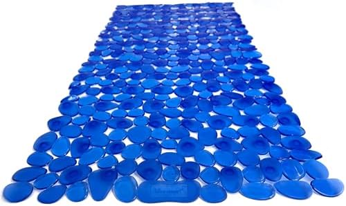 “Pebbles” Non-Slip Bathtub/Shower Mat 27.5”x14” Rectangular, Machine-Washable - Image 3