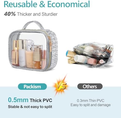 PACKISM Clear Makeup Bag Foldable - Image 4