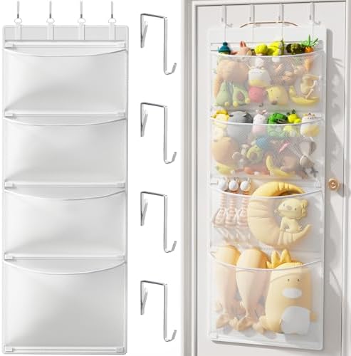 Criusia Stuffed Animal Storage, Over the Door Organizer by Criusia