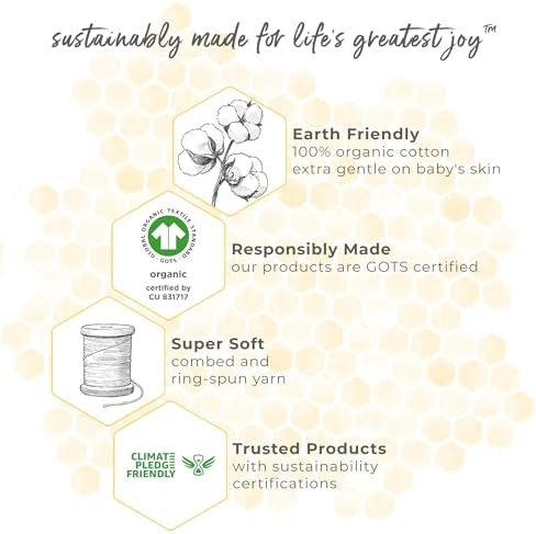 Bassinet Sheet, Infant Fitted BEESNUG Cover, 100% Organic Cotton, Soft Unisex - Image 4