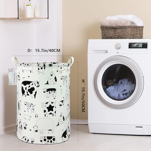 Storage Bin Foldable Nursery Organizer Basket Cow - Image 2
