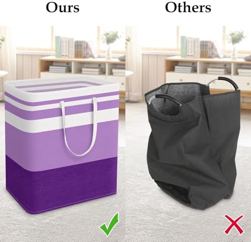 StorageRight Laundry Basket Hamper, 100L Collapsible Clothes Storage - Image 5